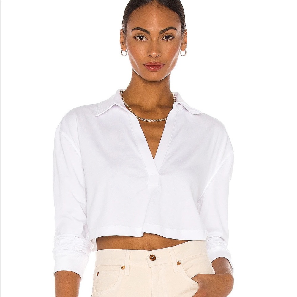 L’Academie LS Cropped Polo S